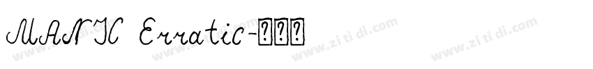 MANIC Erratic字体转换